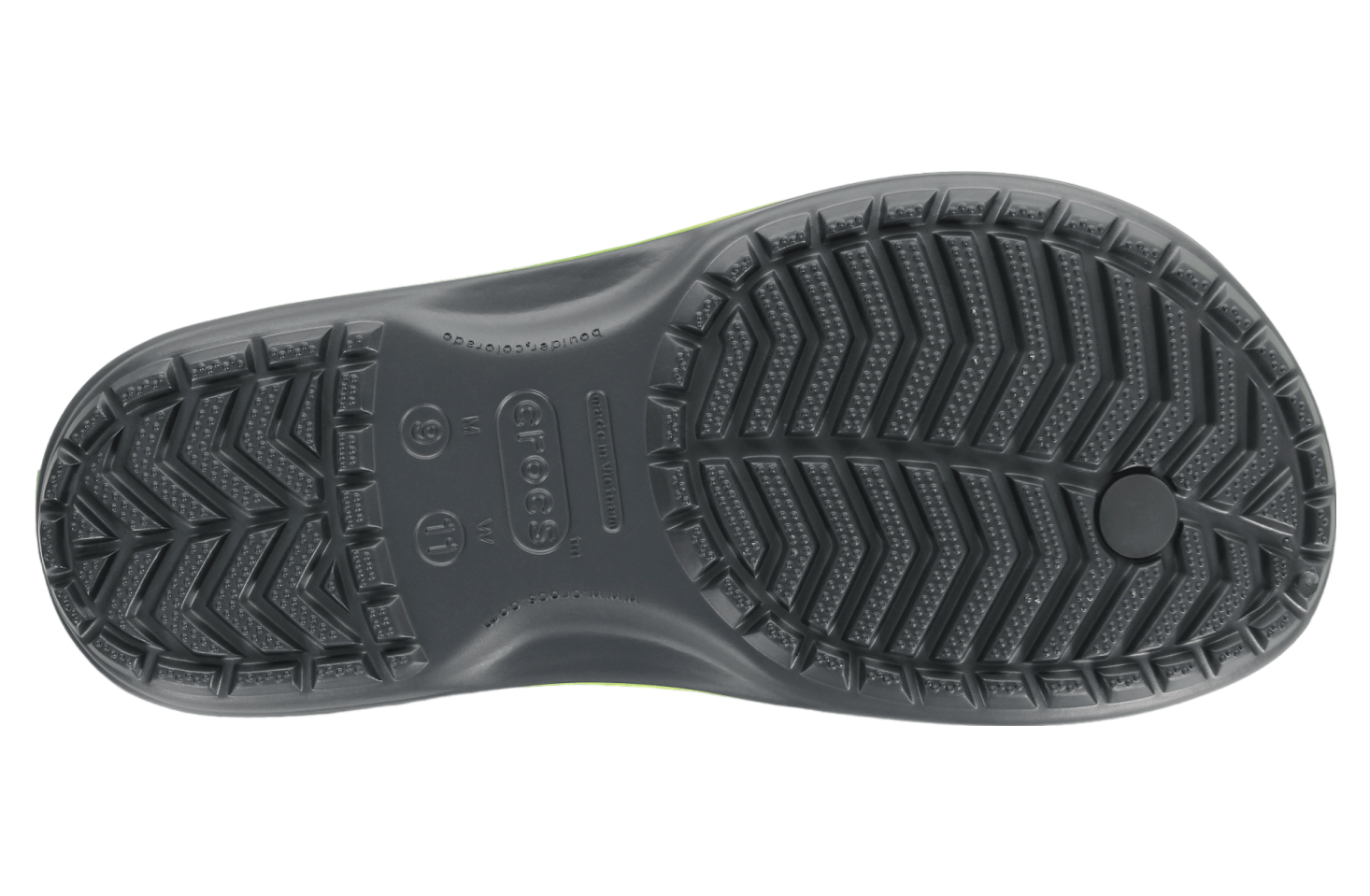 Crocs Crocband Flip Graphite / Volt Green