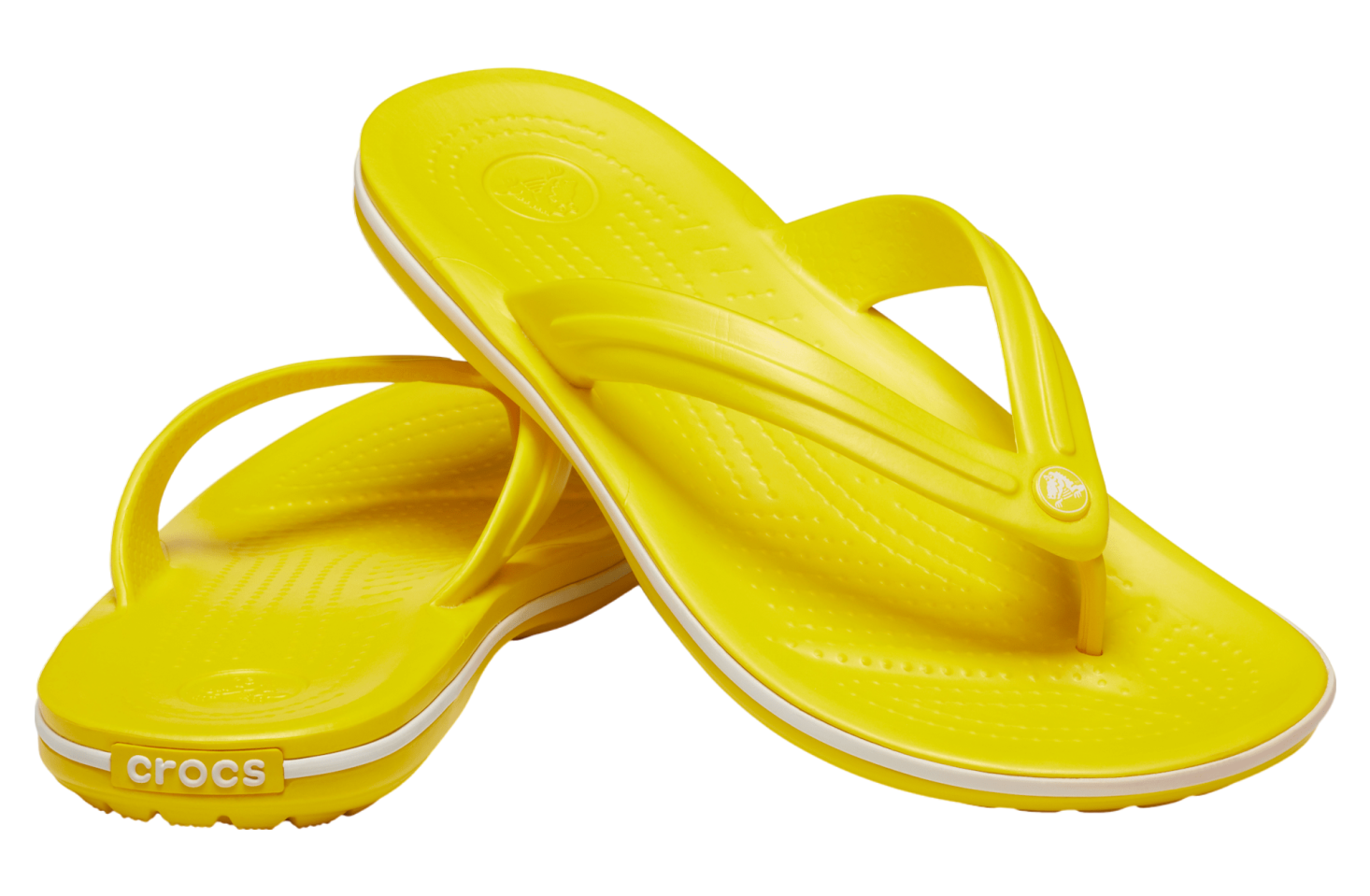 Crocs Crocband Flip Lemon / White