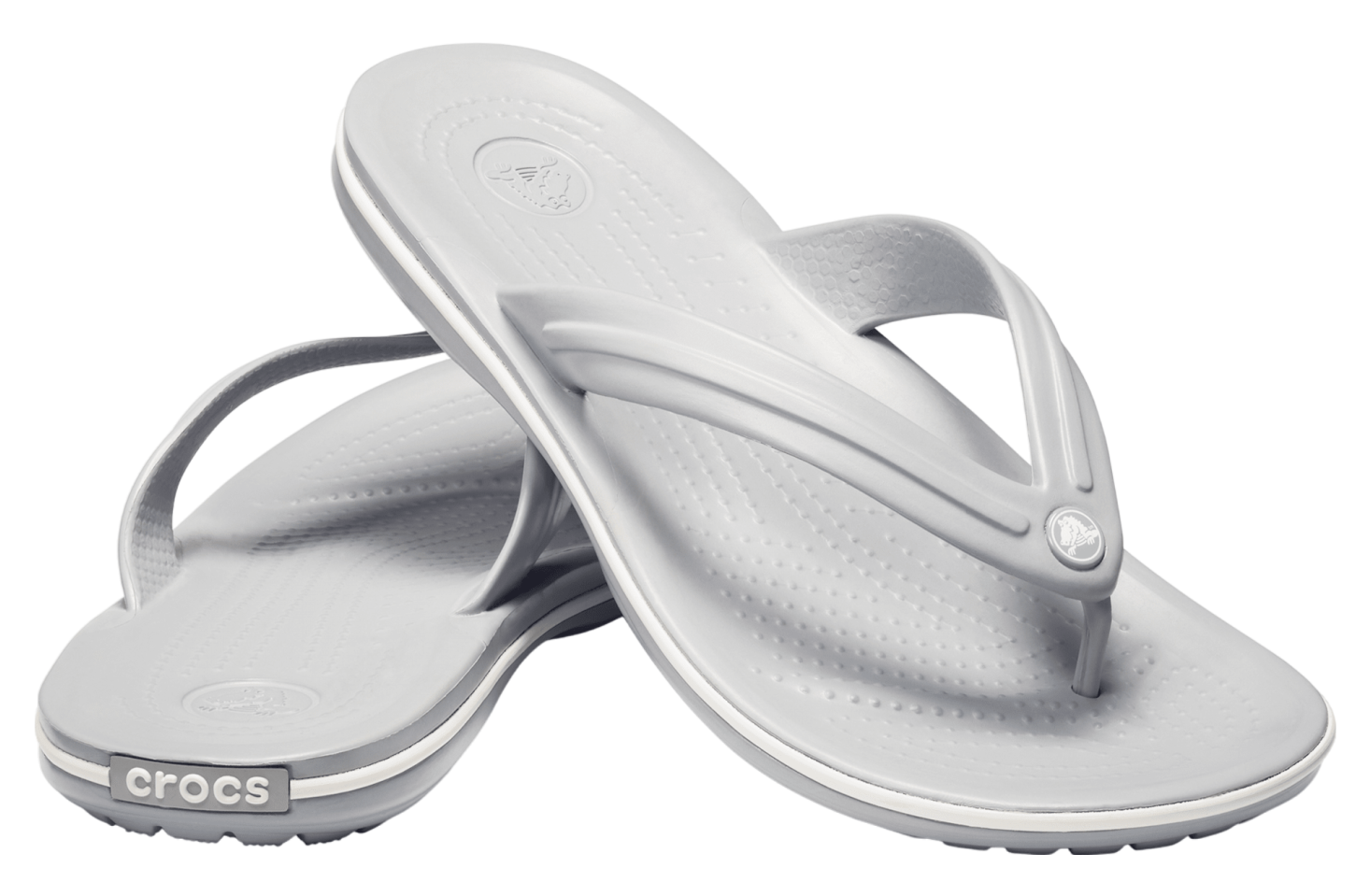 Crocs Crocband Flip Light Grey / White