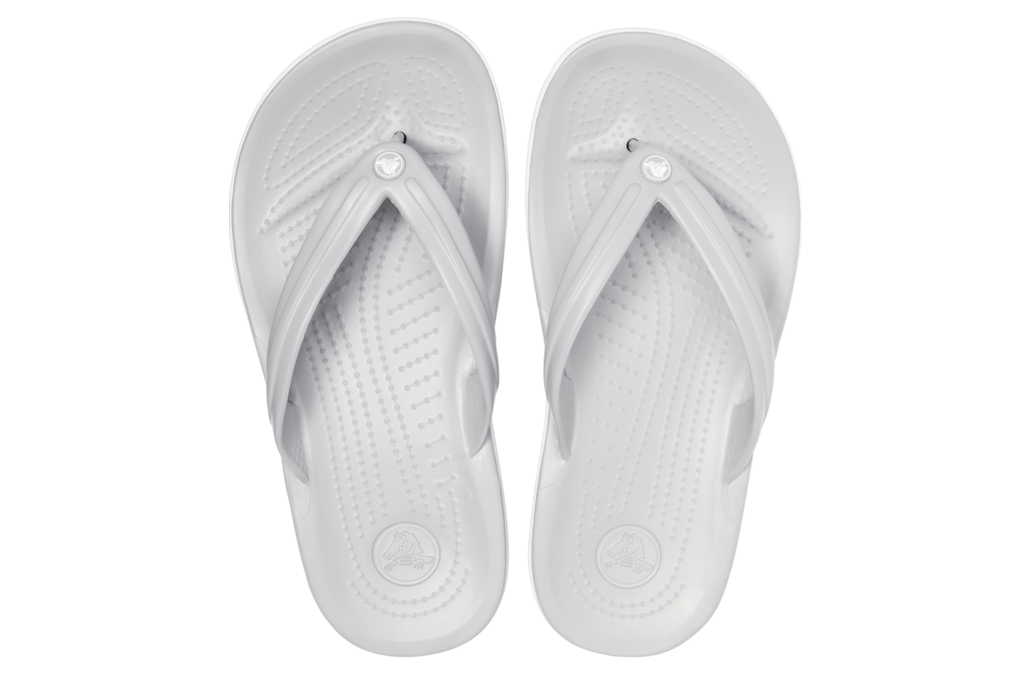 Crocs Crocband Flip Light Grey / White