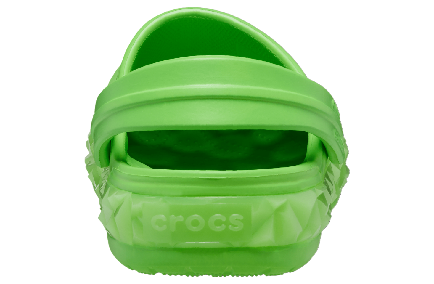 Crocs Crocband Geometric Glow-in-the-dark Band Clog GS Green Slime
