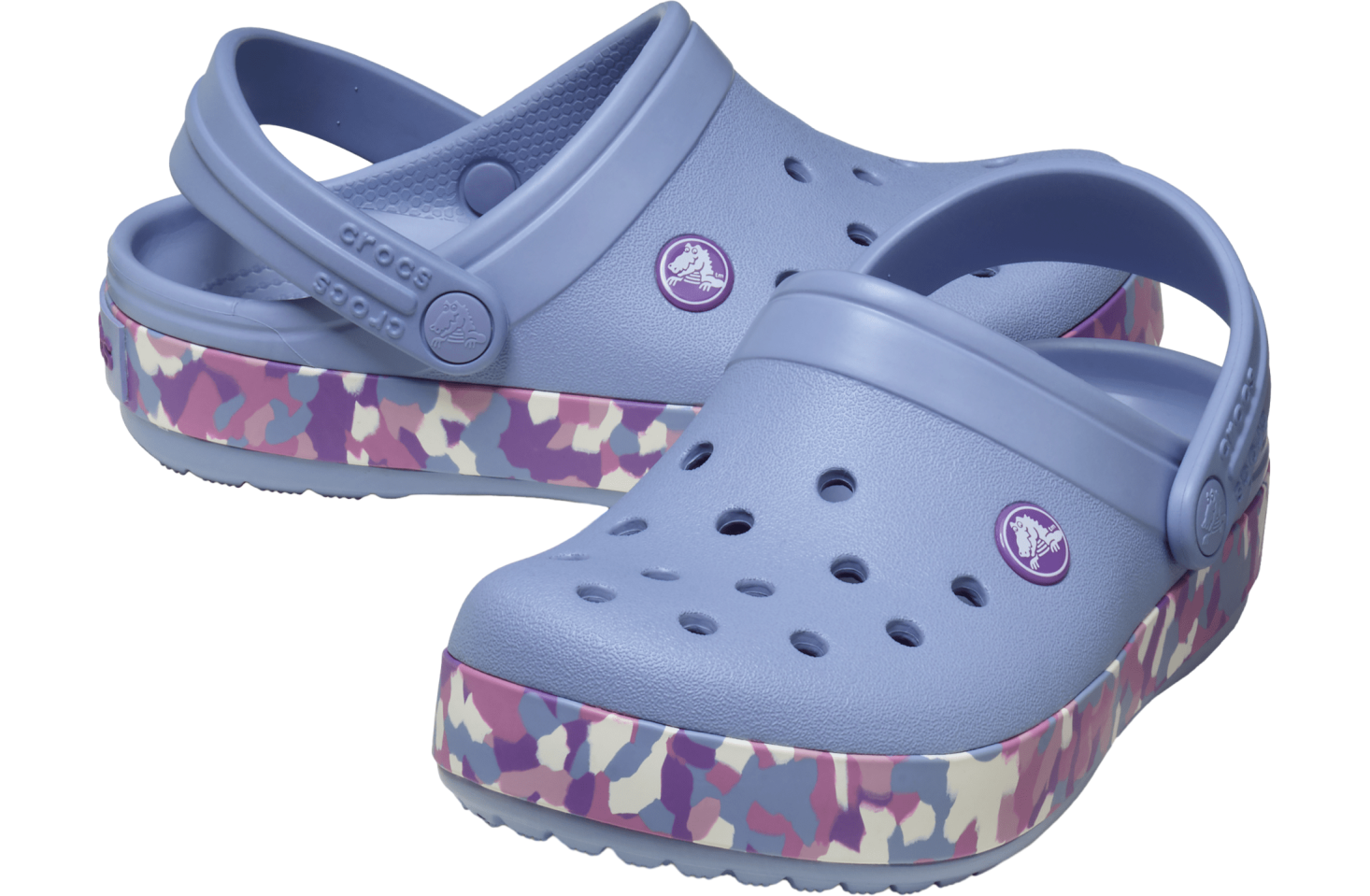 Crocs Crocband Glow Confetti Band Clog GS Blue Haze / Multi