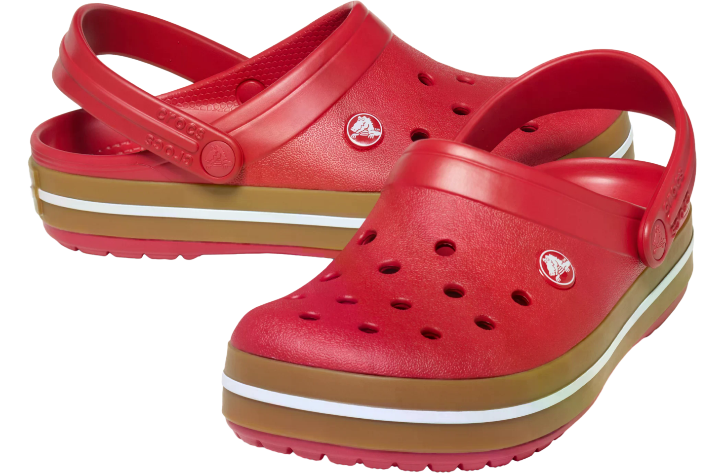 Crocs Crocband Gum Clog Court Red