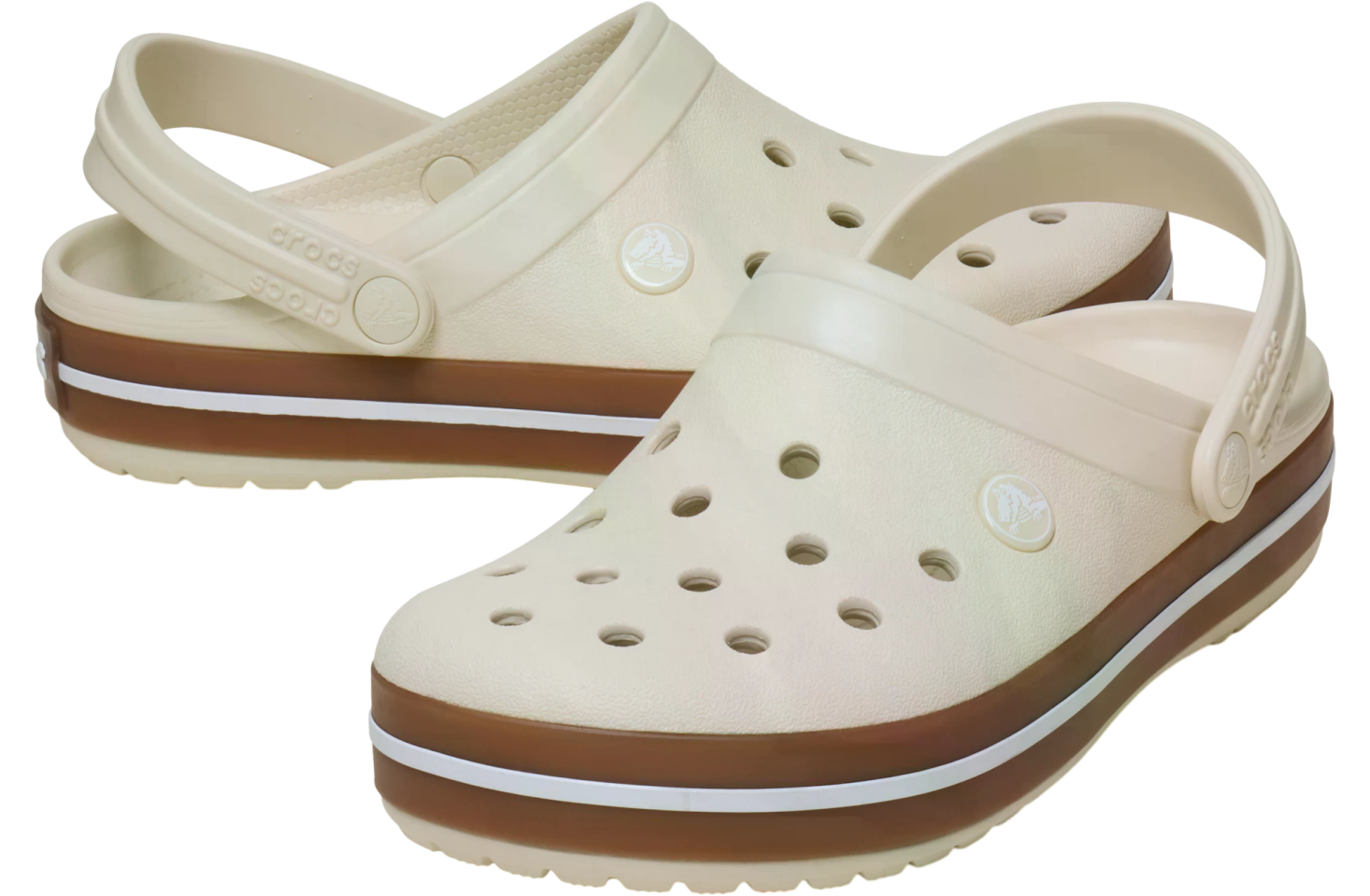 Crocs Crocband Gum Clog Summit White