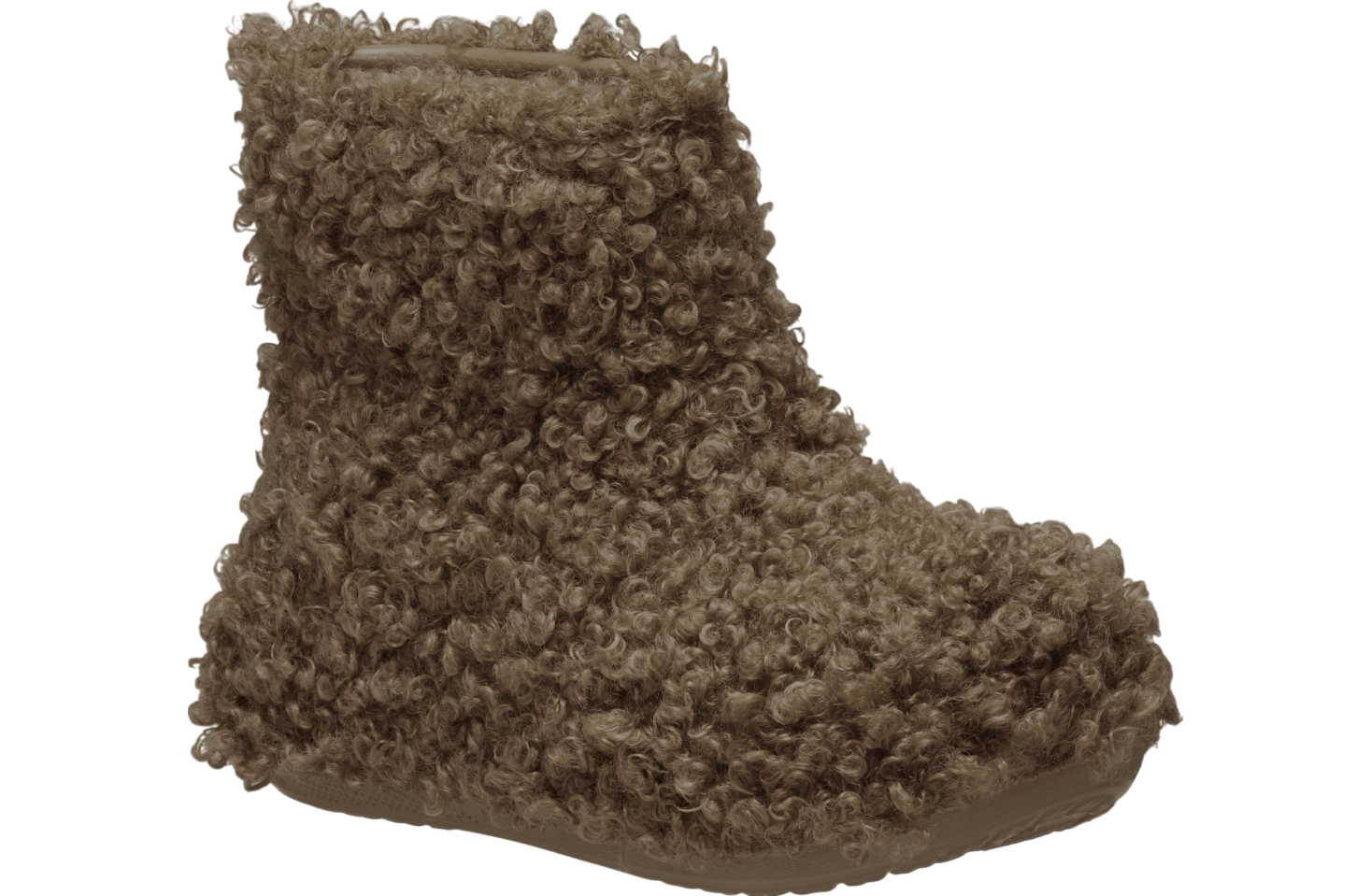 Crocs Crush Doodle Fur Boot Sepia