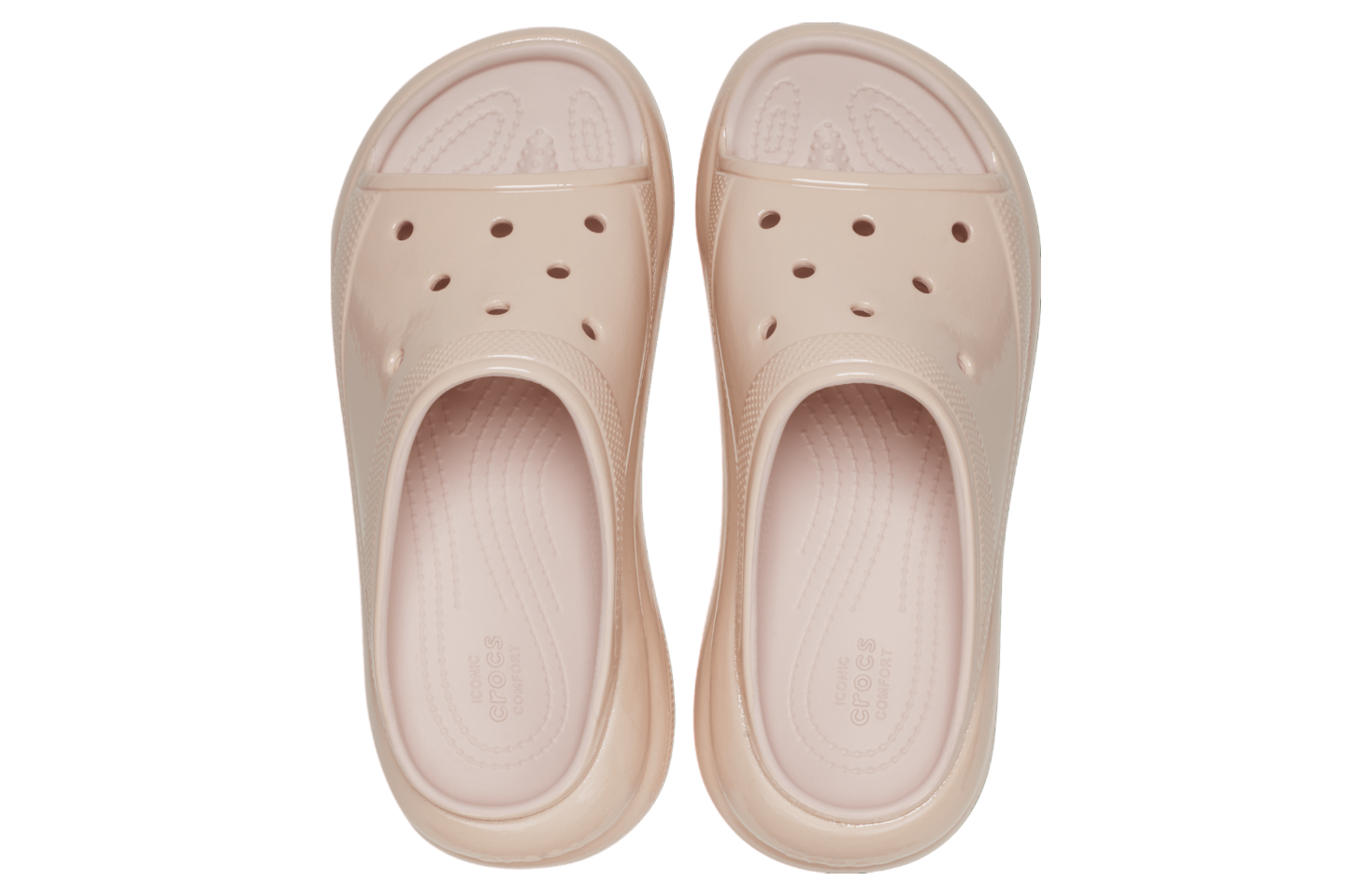 Crocs Crush High Shine Slide Quartz