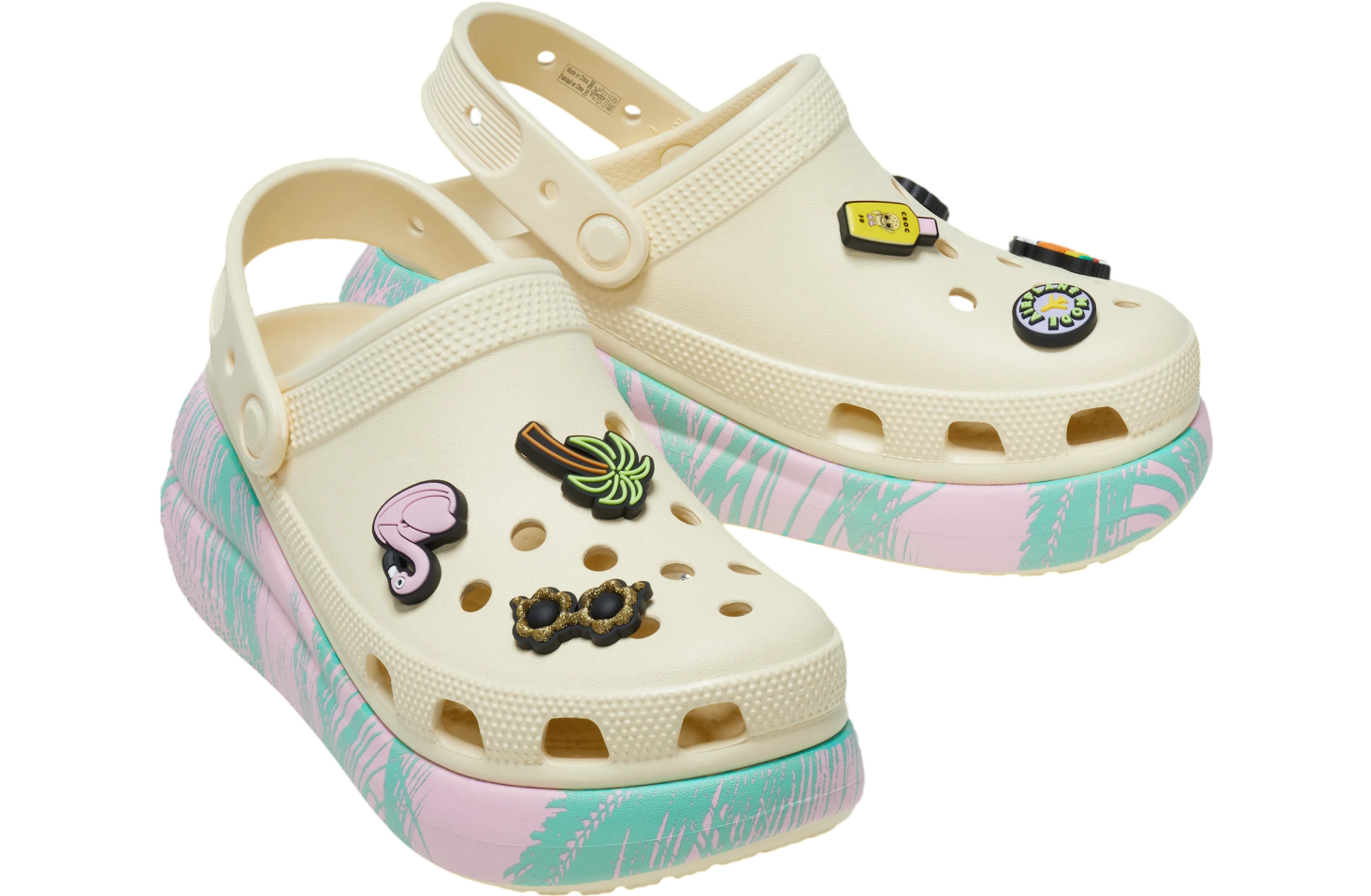 Crocs Crush Spring Break Clog Vanilla / Multi