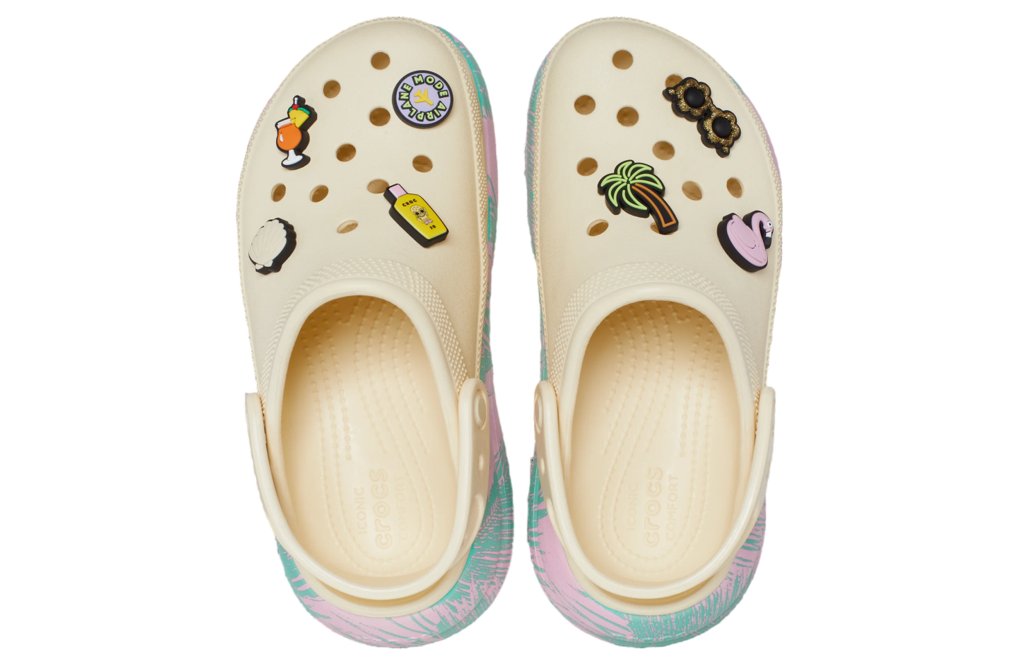 Crocs Crush Spring Break Clog Vanilla / Multi