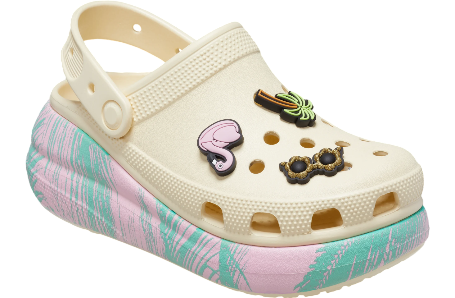 Crocs Crush Spring Break Clog Vanilla / Multi