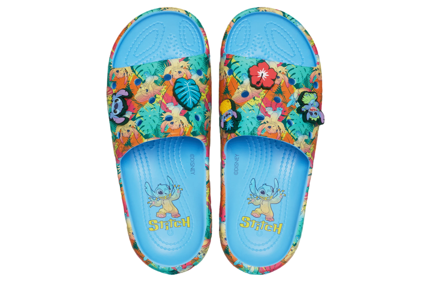 Crocs Disney Stitch Classic Slide Oxygen