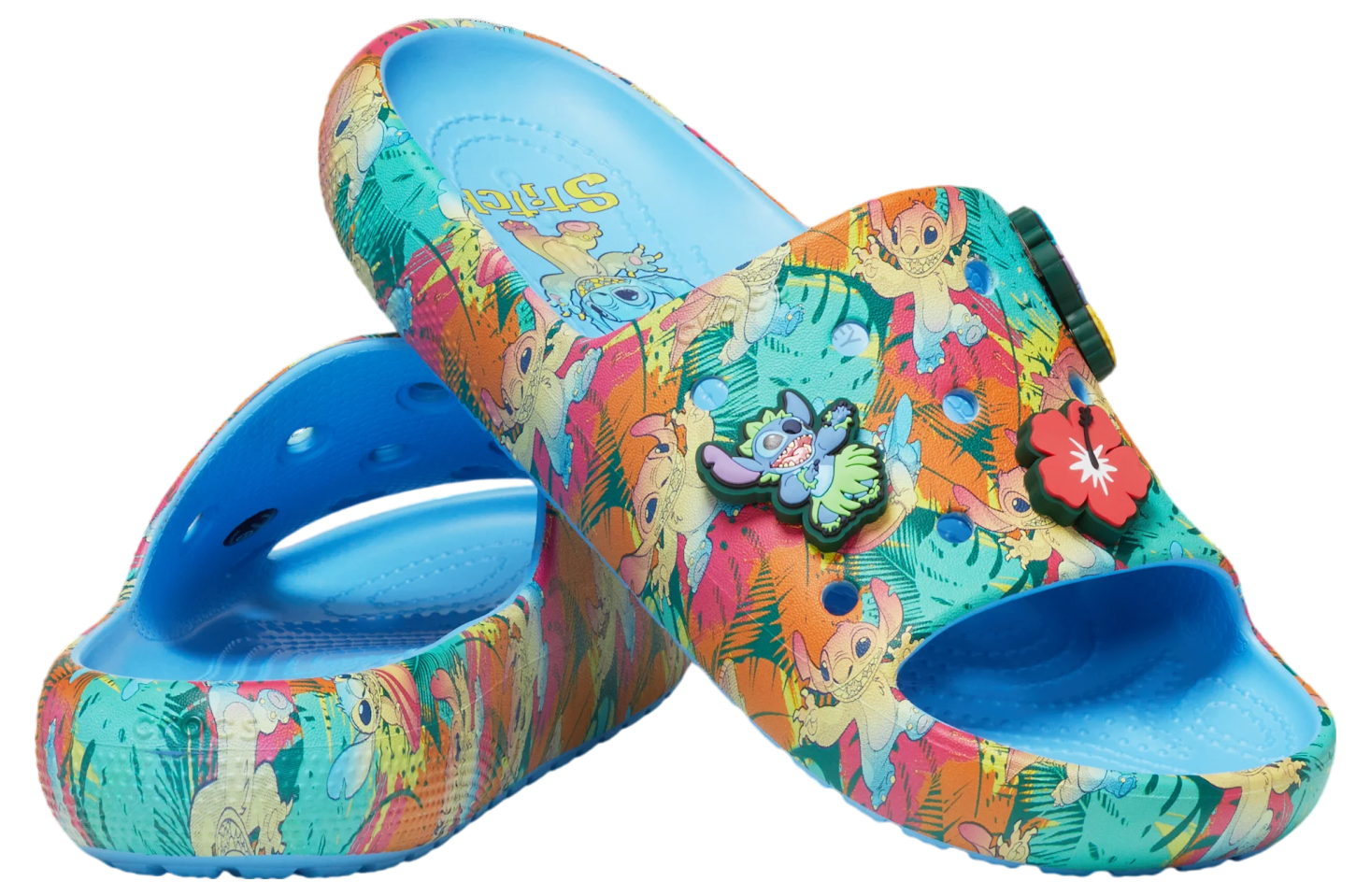 Crocs Disney Stitch Classic Slide Oxygen