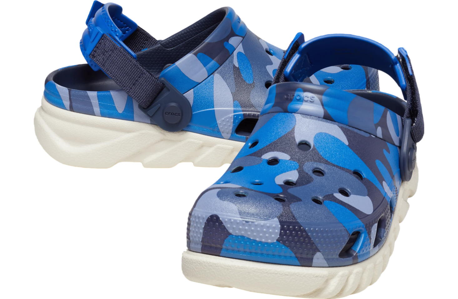 Crocs Duet Max Camo Redux Clog Navy / Stucco