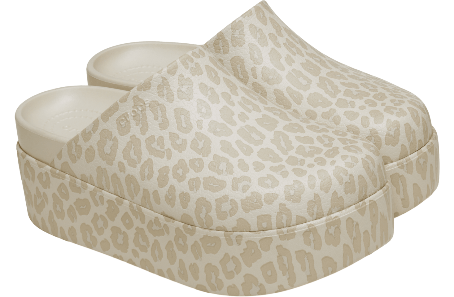 Crocs Dylan Platform Animal Clog WMNS Almond Tint / Leopard