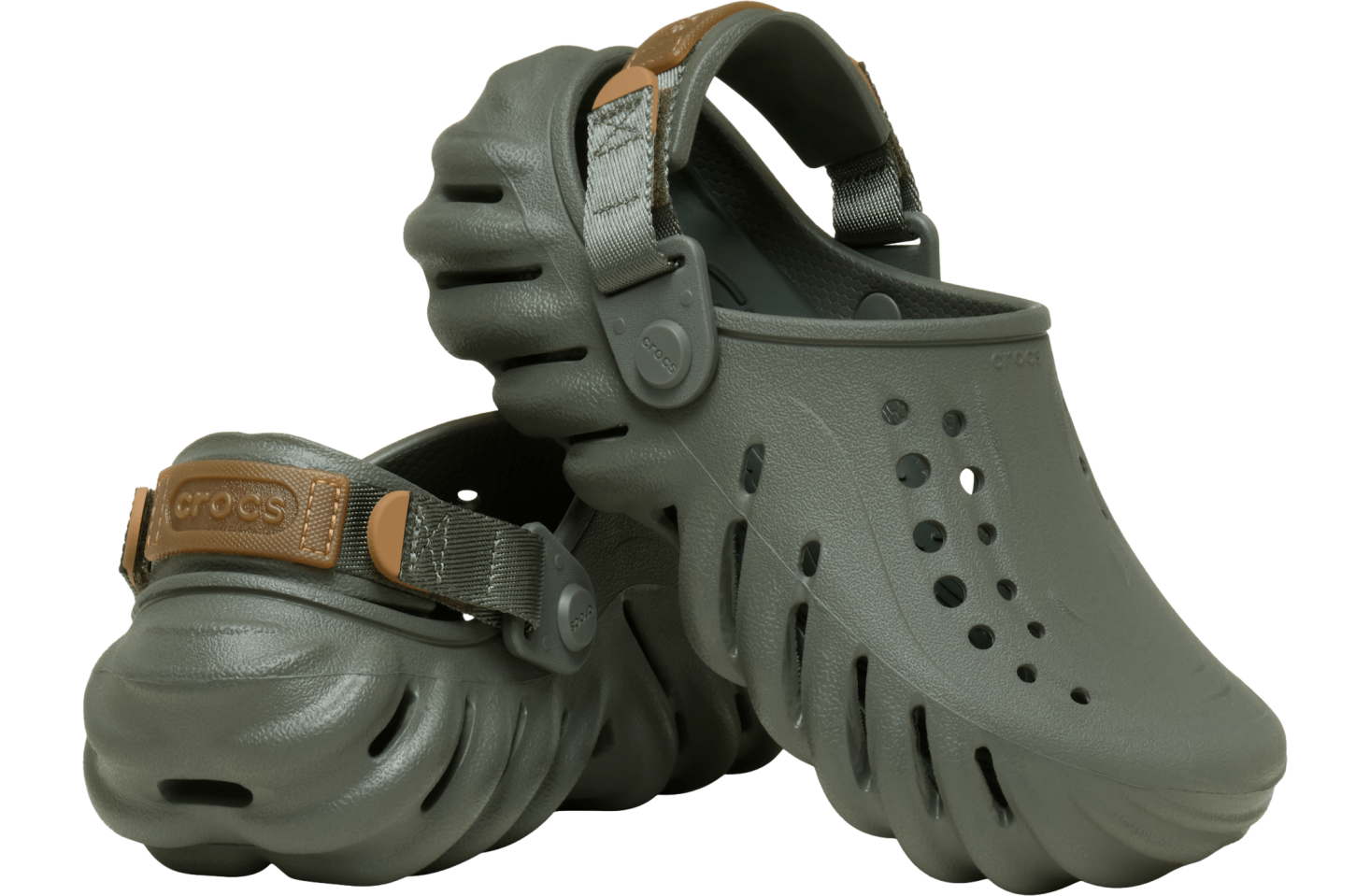 Crocs Echo Gum Tab Clog GS Dusty Olive