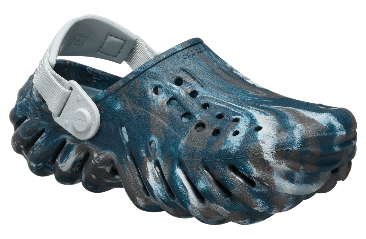 Crocs Echo Marbled Clog GS Black Sand / Multi - Jul 2024