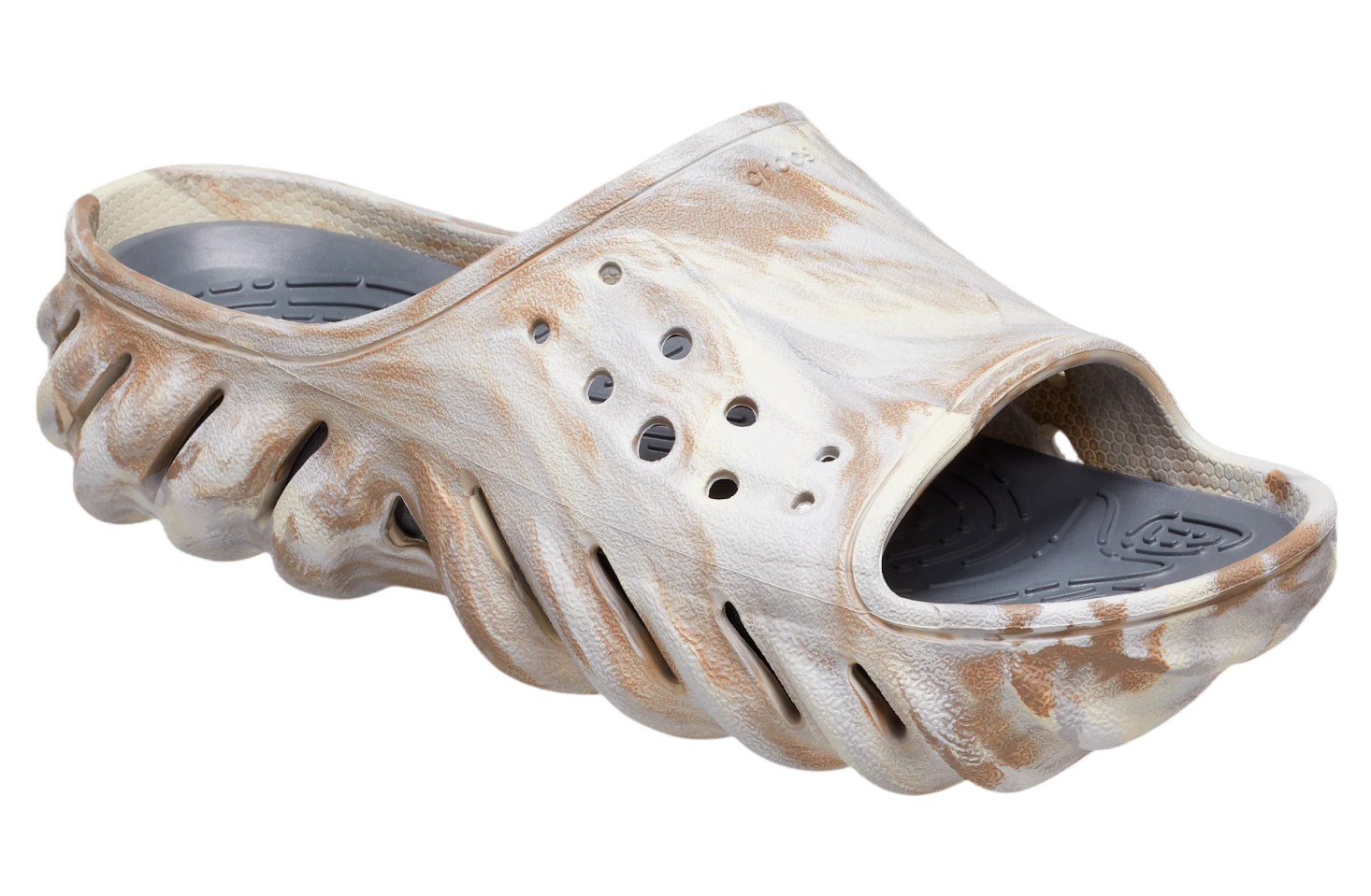 Crocs Echo Marbled Slide Bone / Multi