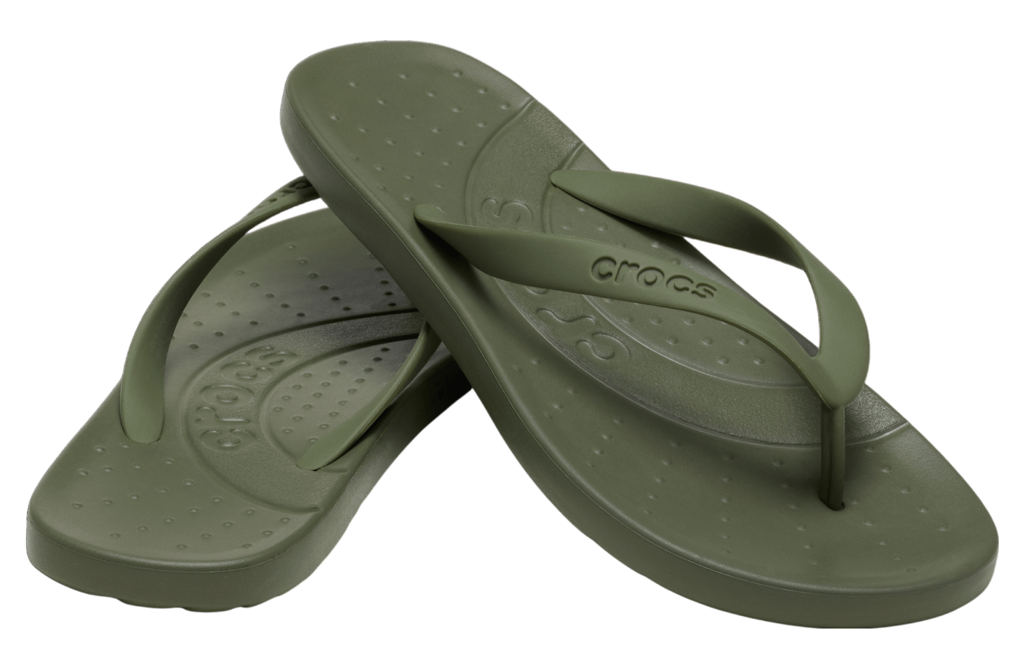 Crocs Flip Army Green