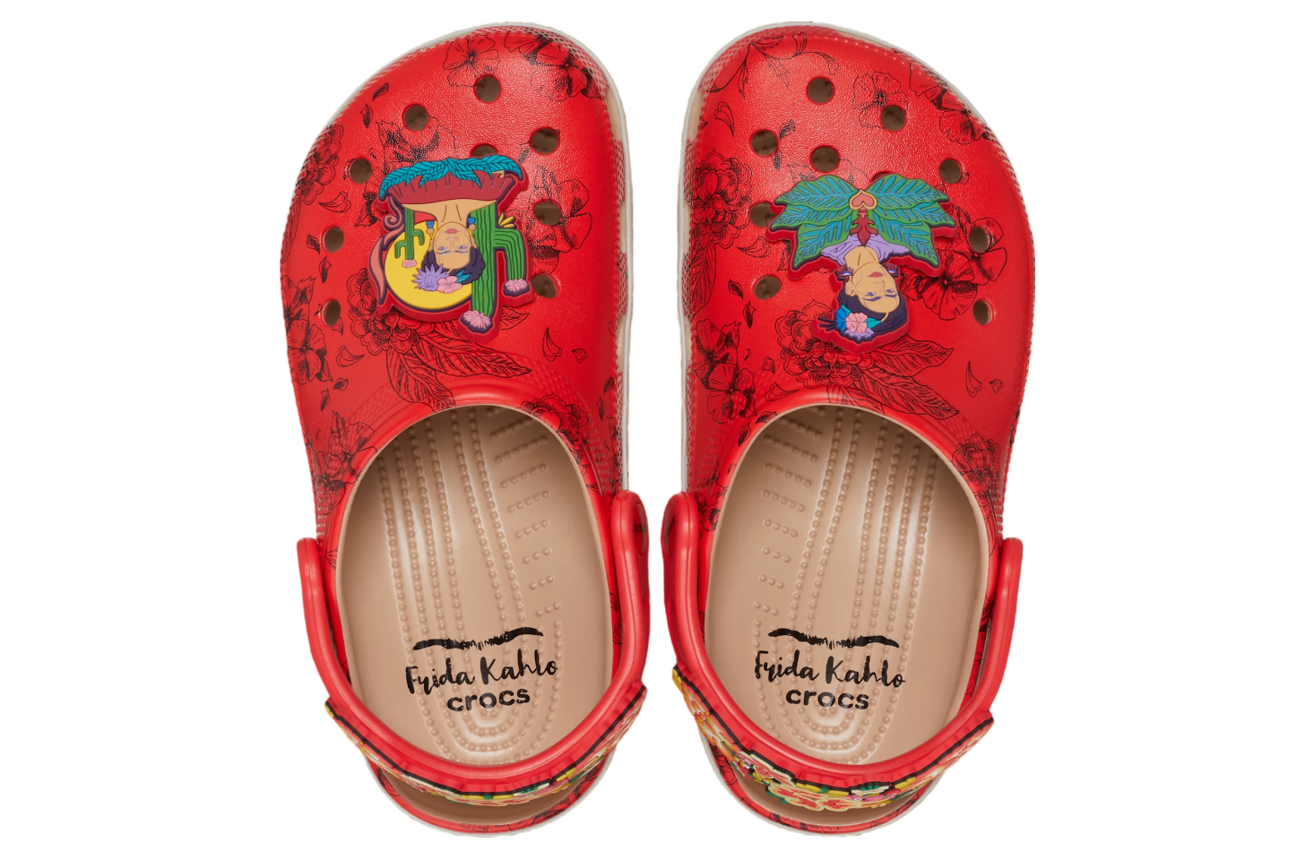 Crocs Frida Kahlo Classic Clog Bone