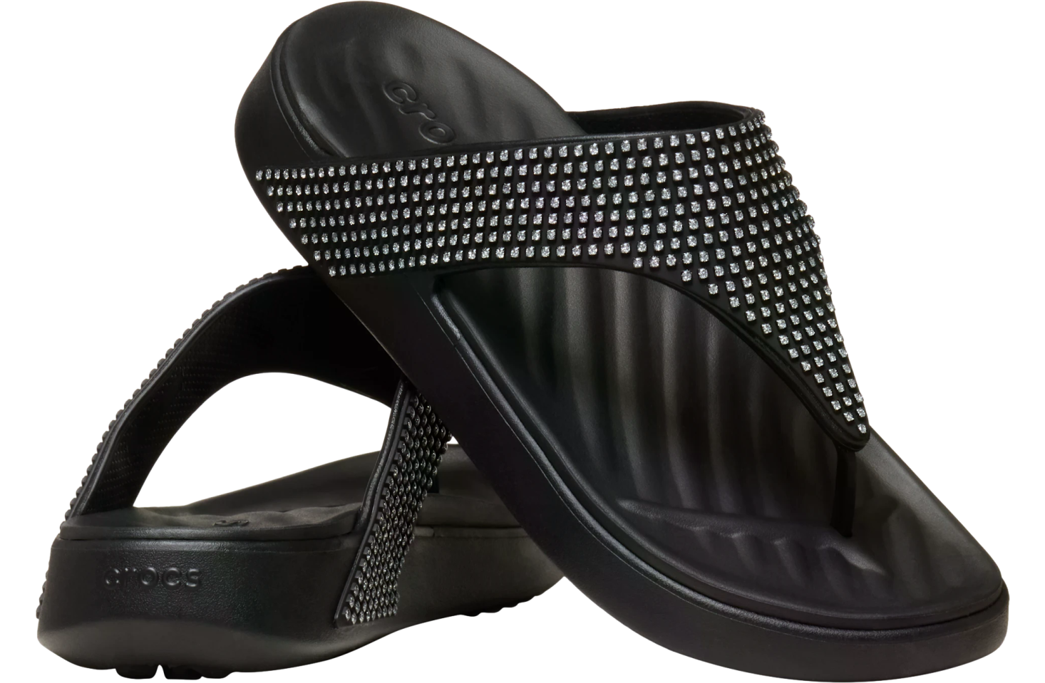 Crocs Getaway Gems Triangle Flip WMNS Black