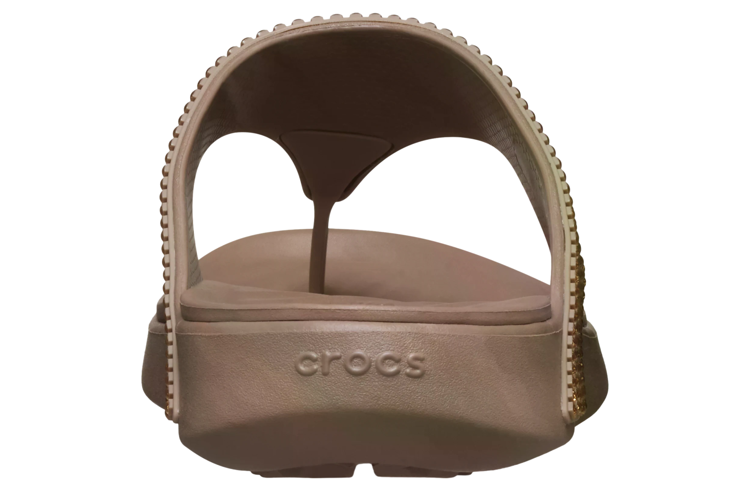 Crocs Getaway Gems Triangle Flip WMNS Latte
