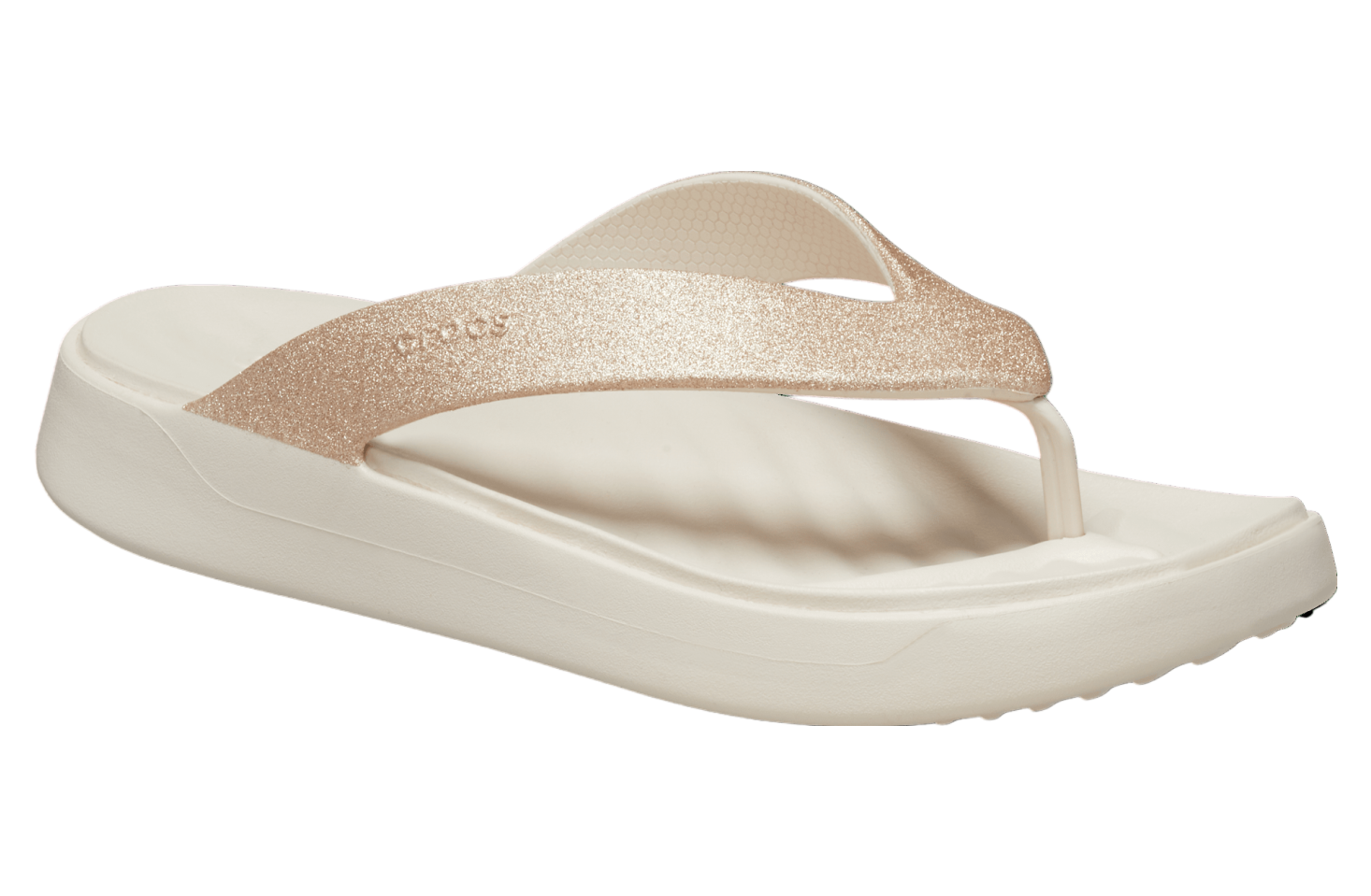 Crocs Getaway Glitter Flip Wmns Stucco