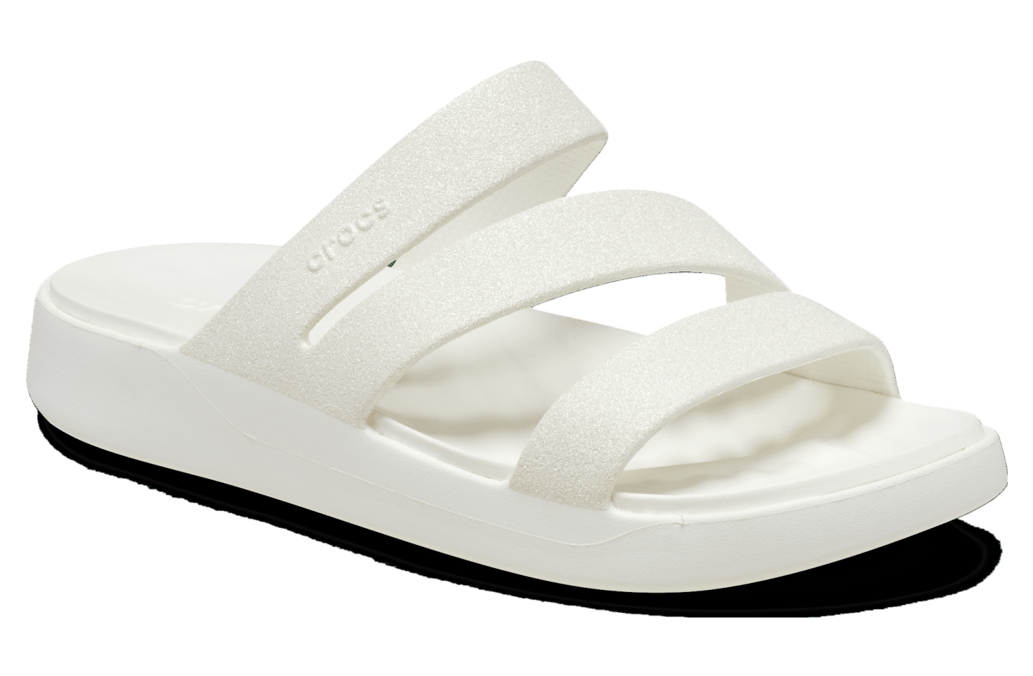 Crocs Getaway Glitter Strappy WMNS White