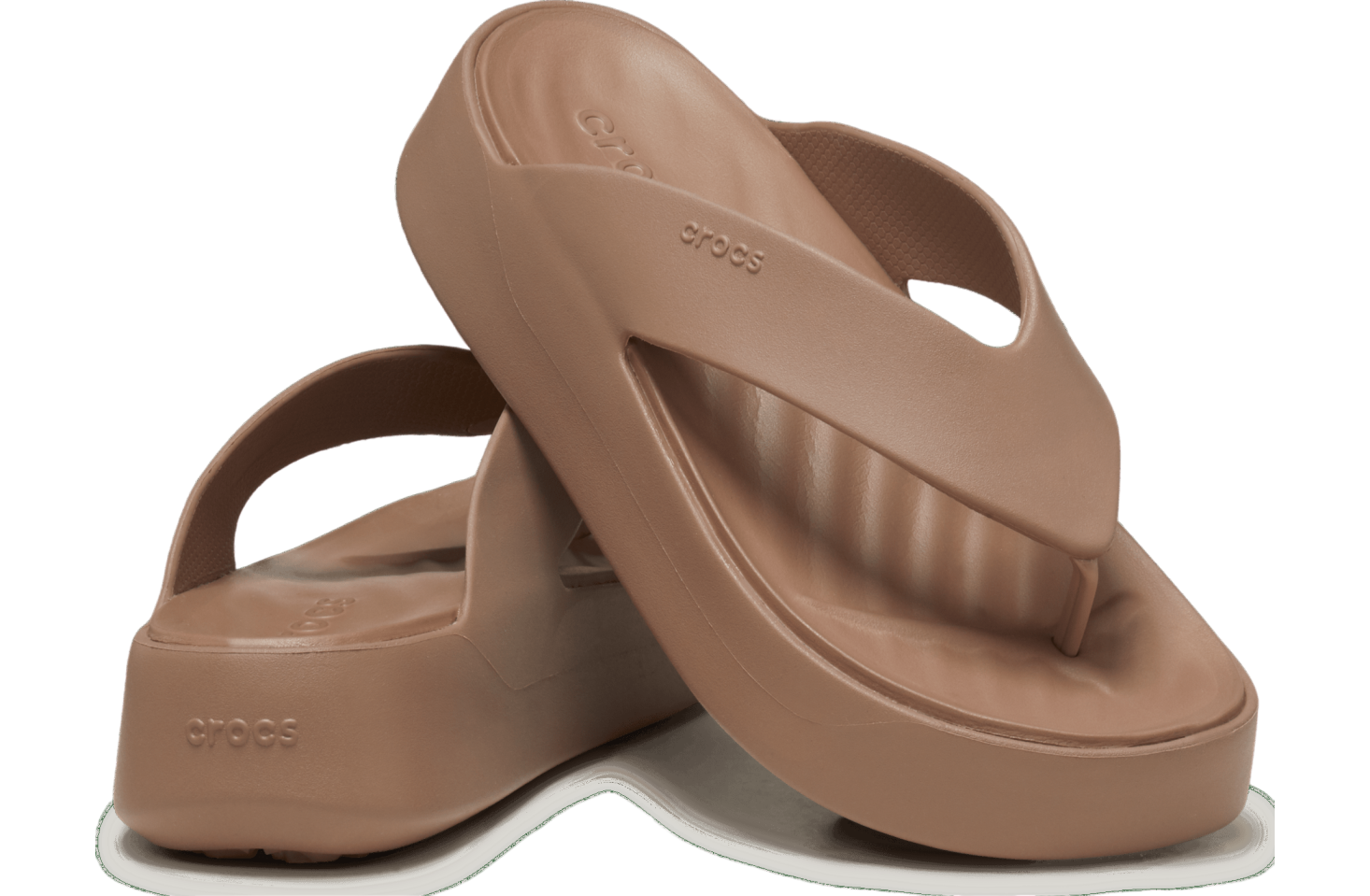 Crocs Getaway Platform Flip WMNS Latte