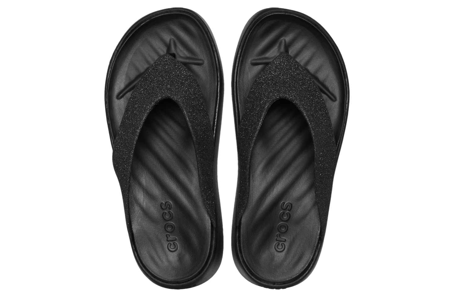 Crocs Getaway Platform Glitter Flip WMNS Black