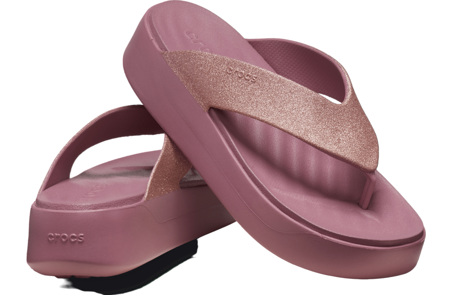 Crocs Getaway Platform Glitter Flip WMNS Cassis