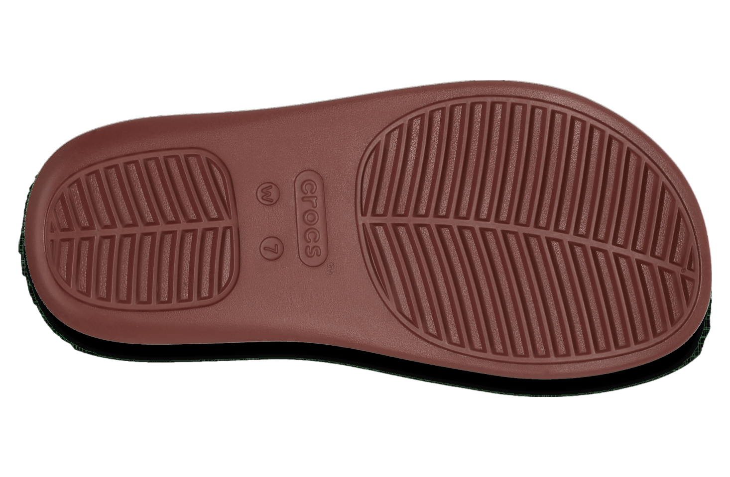 Crocs Getaway Platform Glitter Flip WMNS Dark Clay