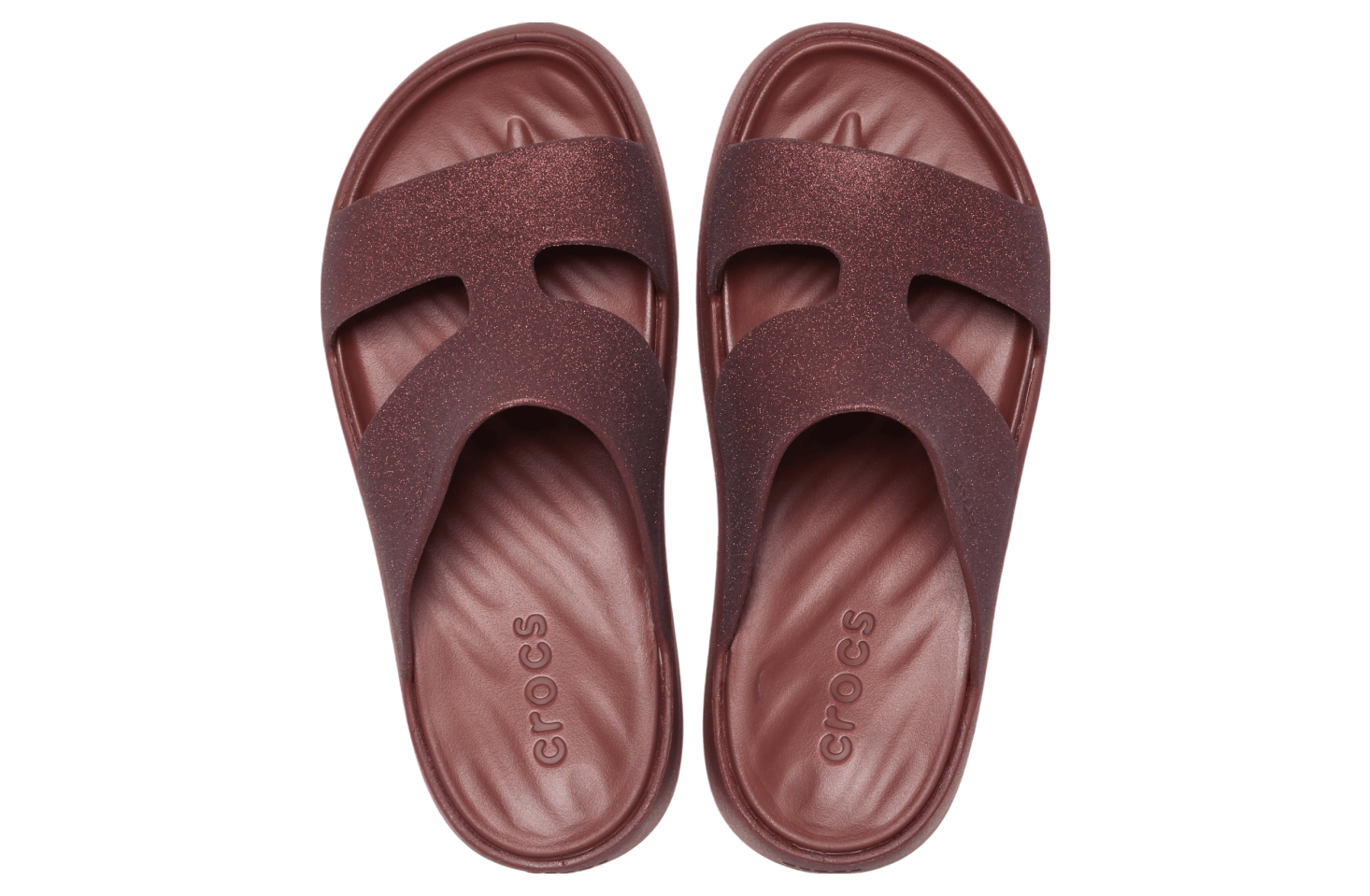 Crocs Getaway Platform Glitter H-strap WMNS Dark Clay