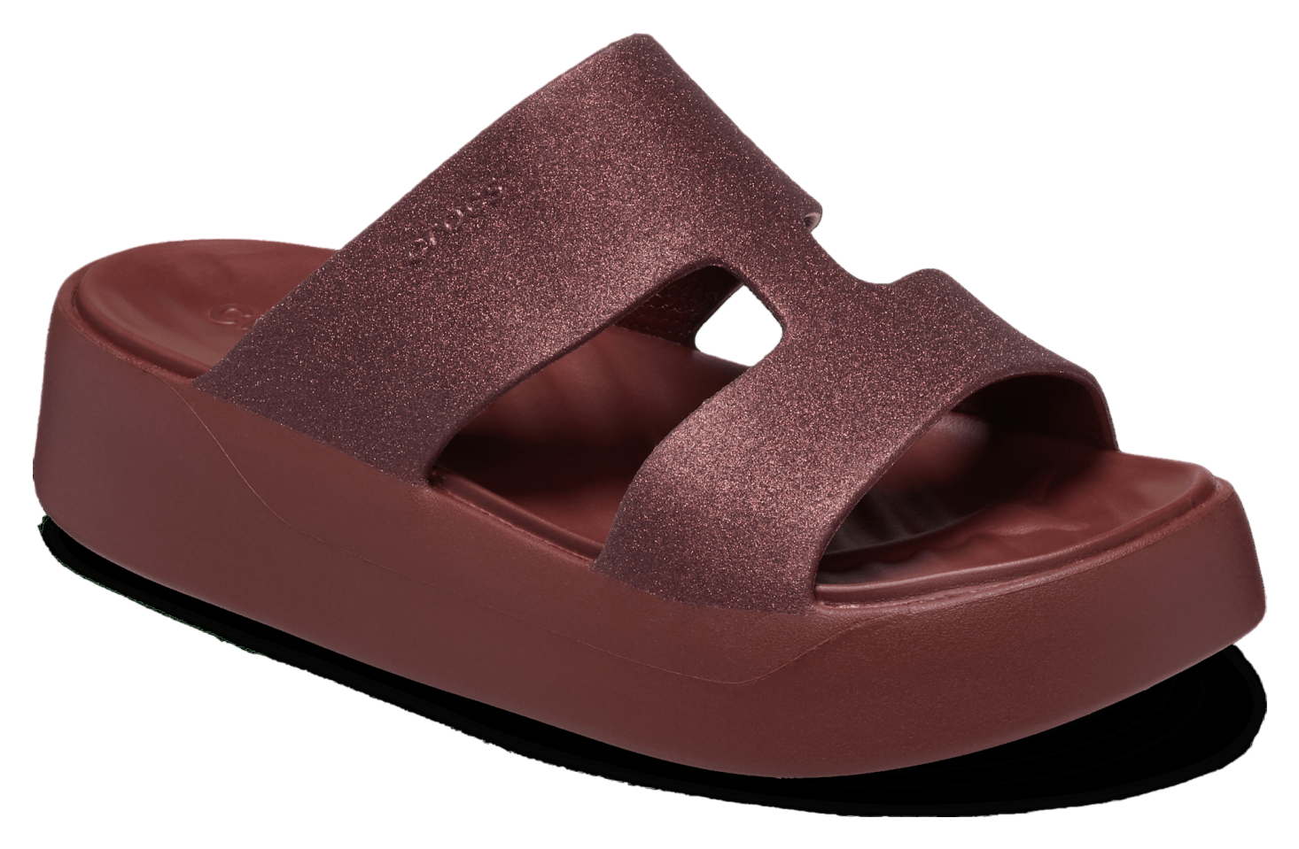 Crocs Getaway Platform Glitter H-strap WMNS Dark Clay