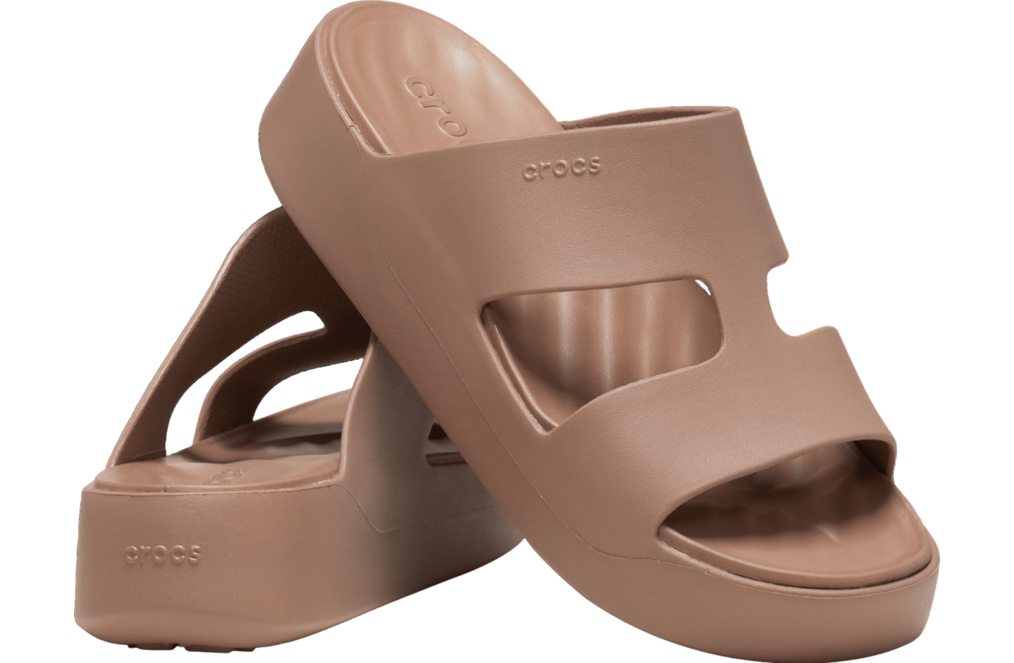 Crocs Getaway Platform H-strap WMNS Latte