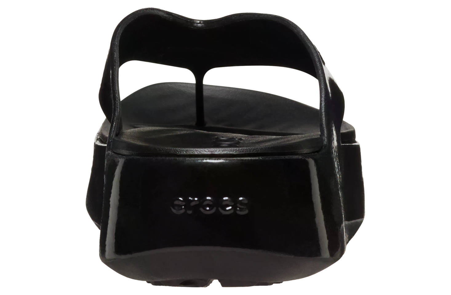 Crocs Getaway Platform Patent Flip WMNS Black