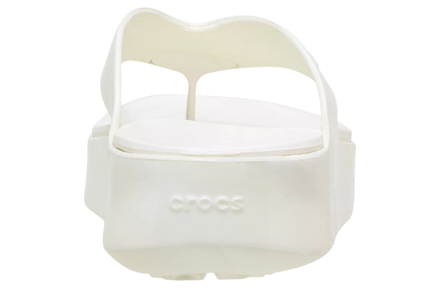 Crocs Getaway Platform Patent Flip WMNS Chalk