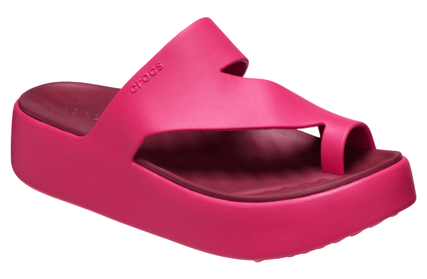 Crocs Getaway Platform Toe Loop WMNS Dragon Fruit