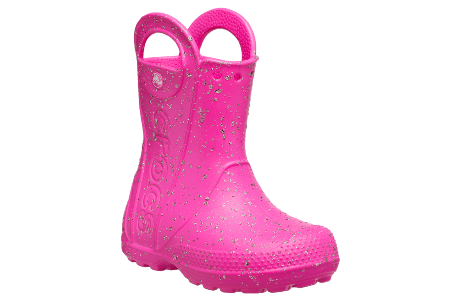 Crocs Handle It Glitter Rain Gs Pink Crush