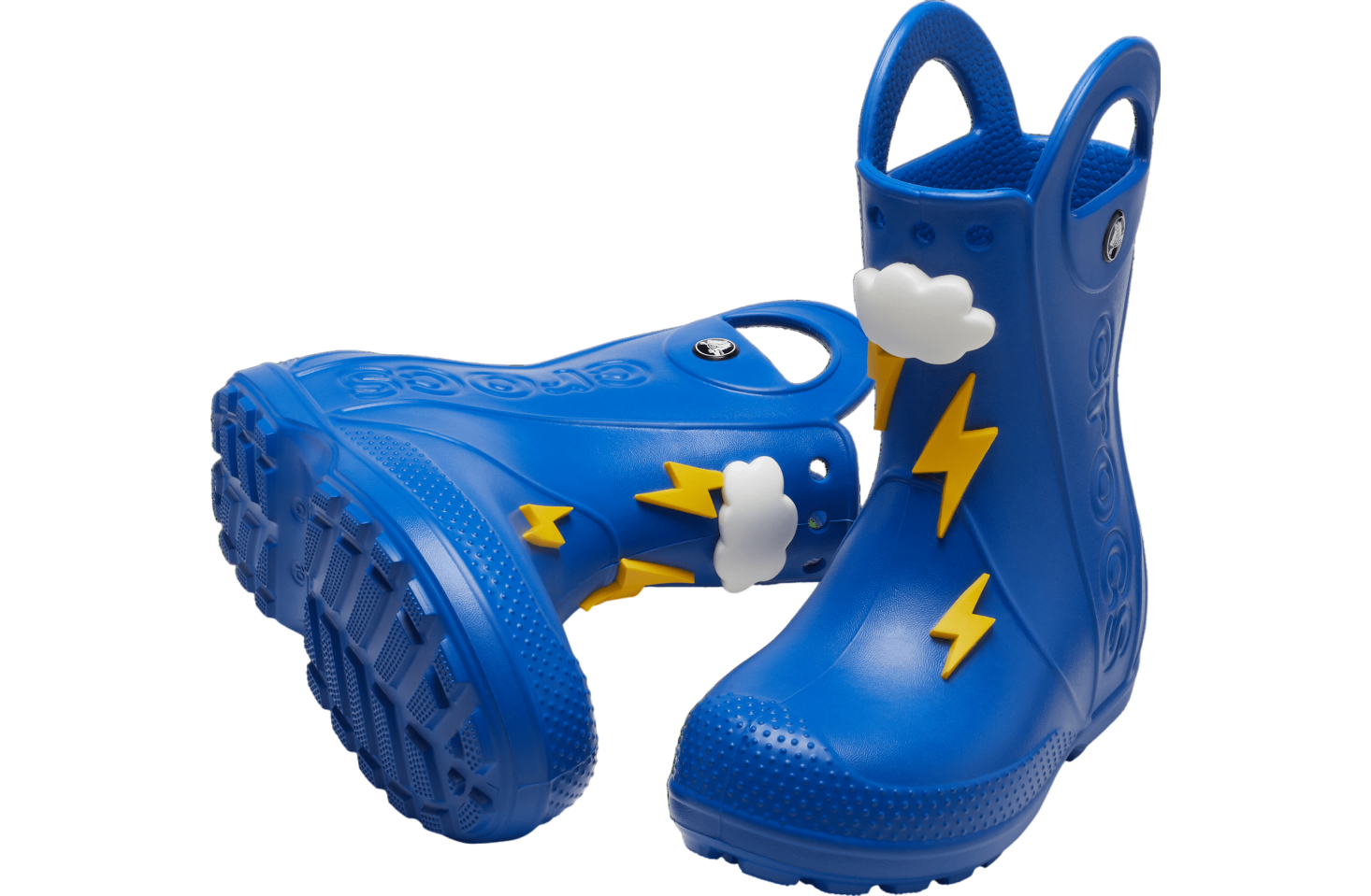 Crocs Handle It Lightning Bolt Rain GS Blue Bolt