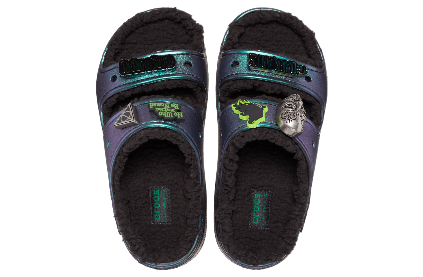 Crocs Harry Potter Classic Lined Sandal Black / Iridescent