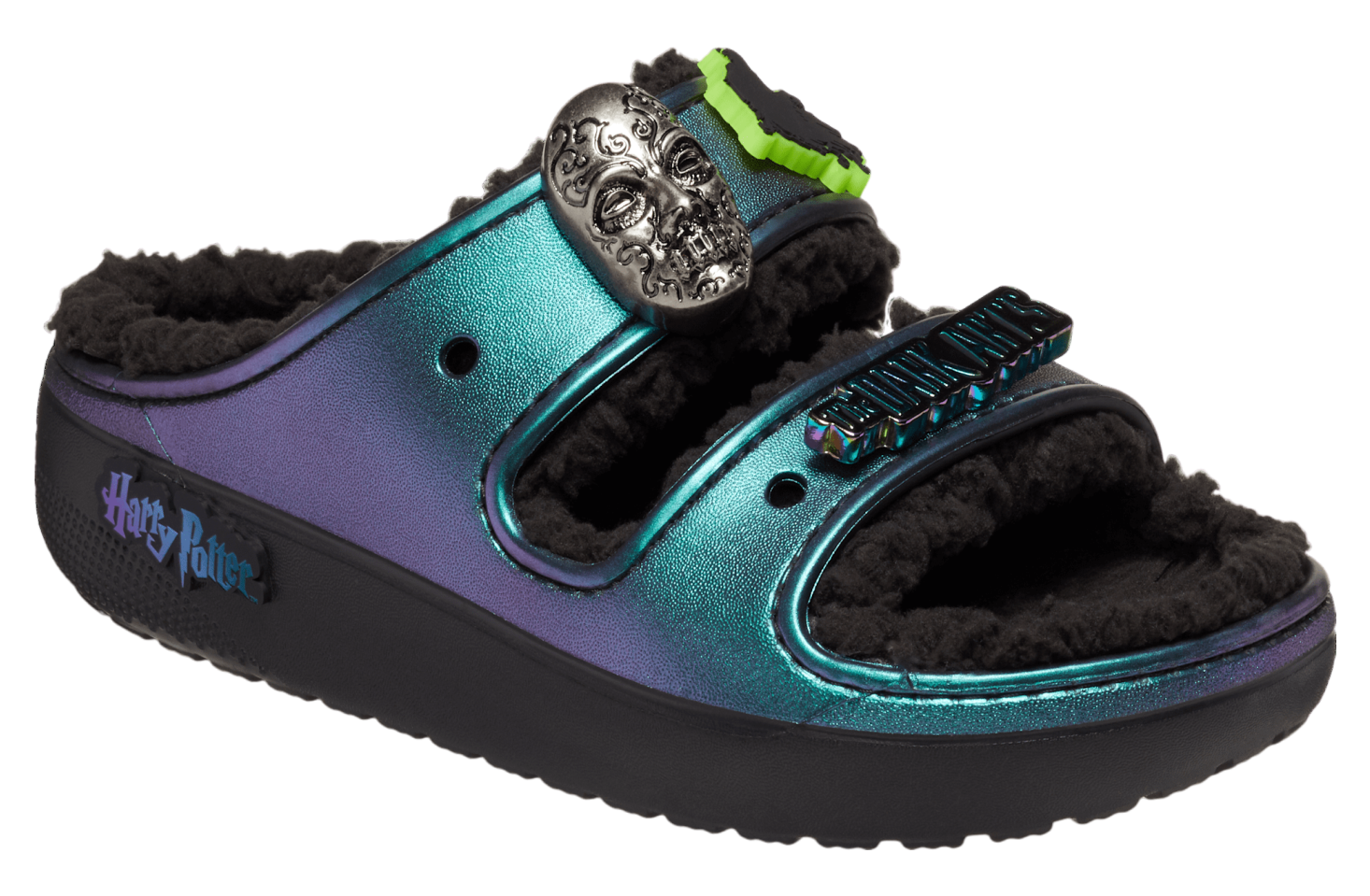 Crocs Harry Potter Classic Lined Sandal Black / Iridescent