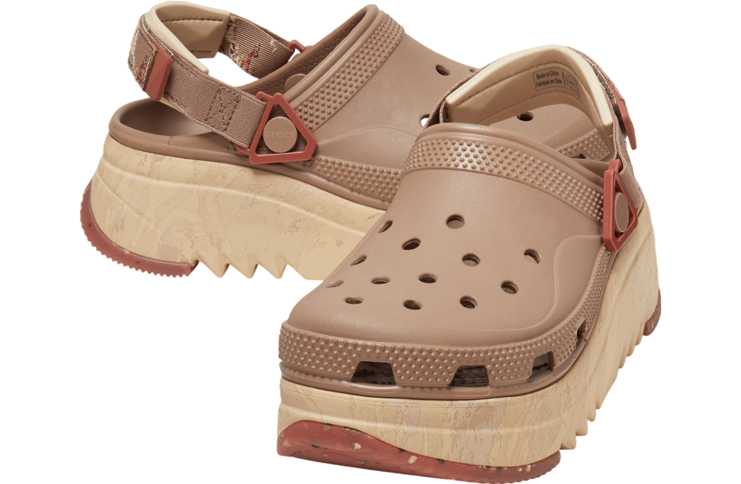 Crocs Hiker Xscape Marbled Clog Latte