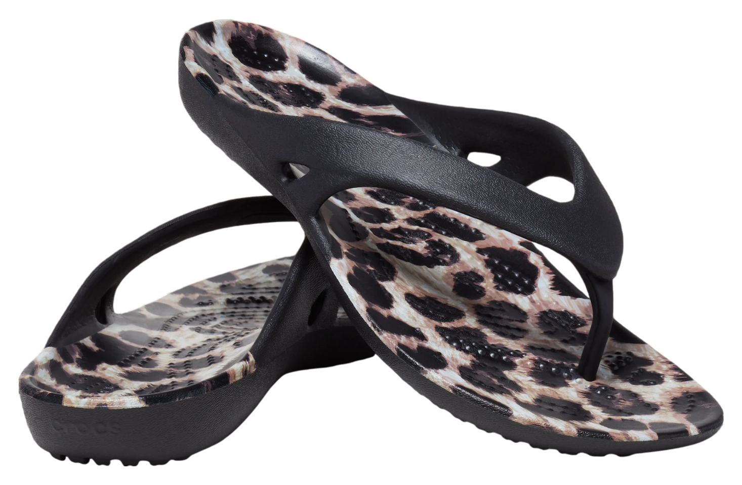 Crocs Kadee II Graphic Flip WMNS Black / Multi Animal