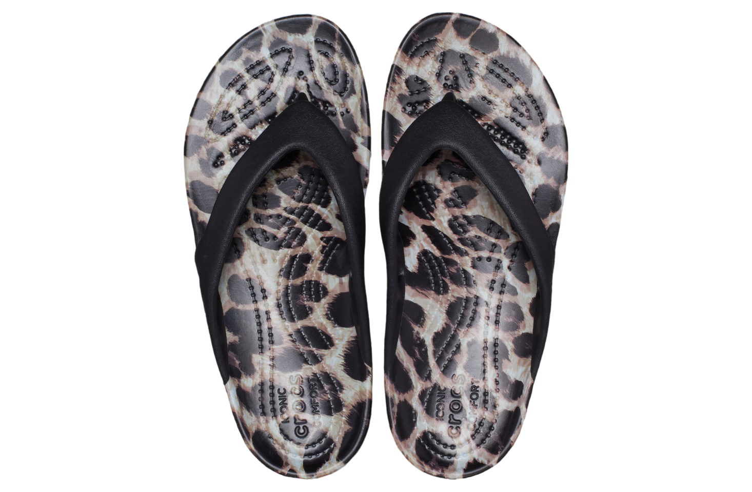 Crocs Kadee II Graphic Flip WMNS Black / Multi Animal