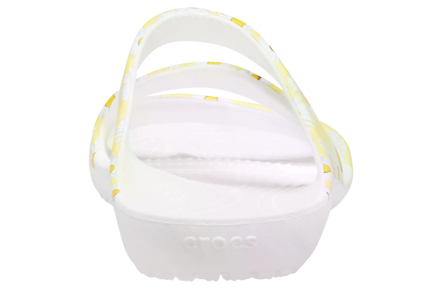 Crocs Kadee II Graphic Sandal WMNS White / Yellow Daisy
