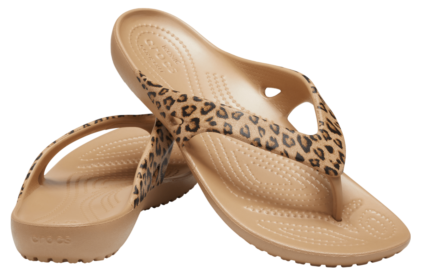 Crocs Kadee II Leopard Flip WMNS Leopard / Gold