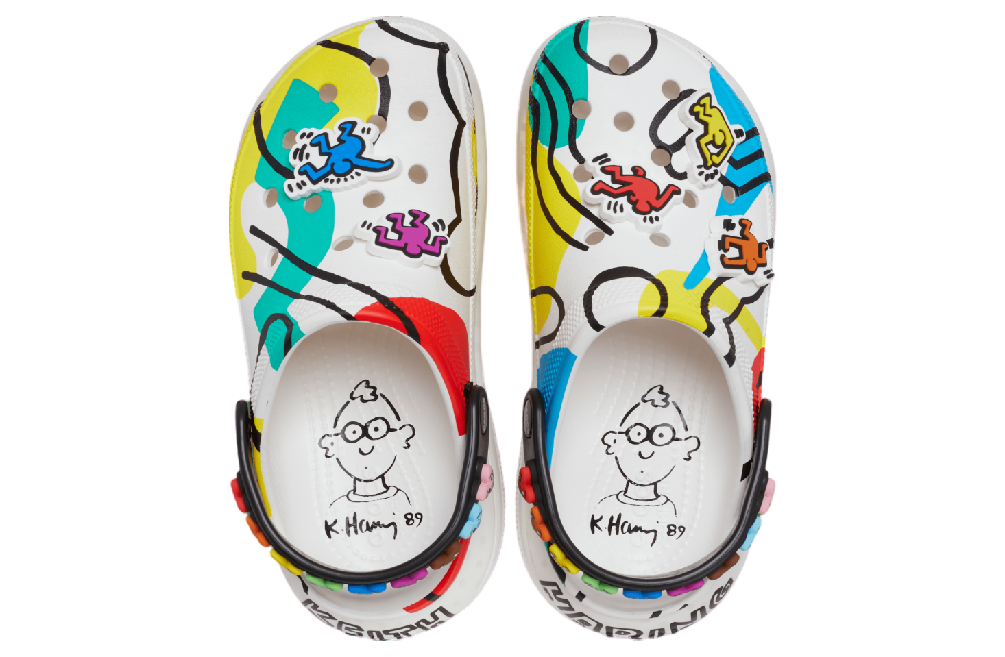 Crocs Keith Haring Mega Crush Clog Black