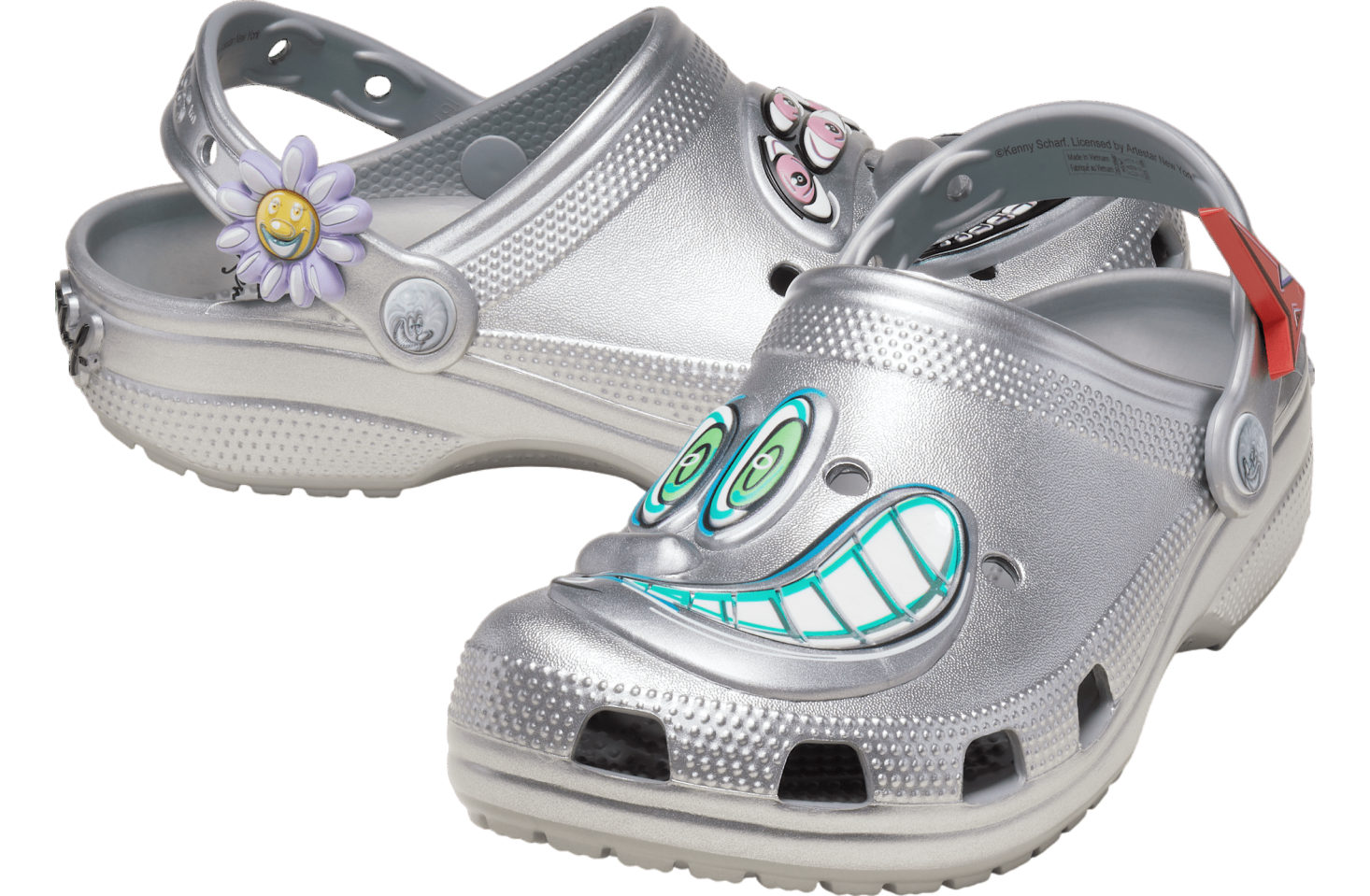 Crocs Kenny Scharf Classic Clog Silver