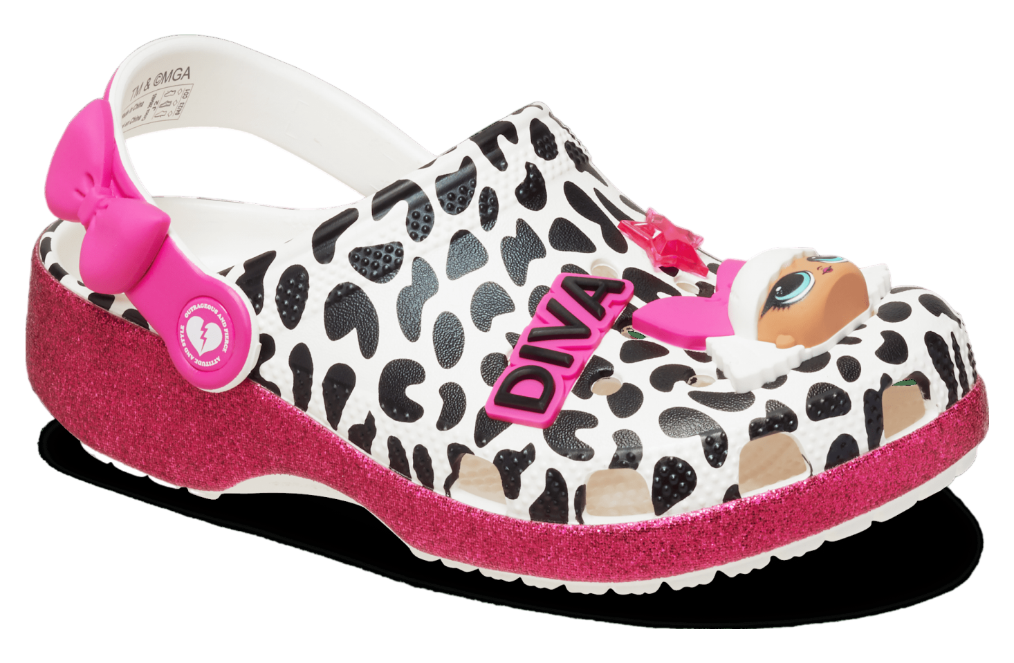 Crocs L.o.l. Surprise! Diva Classic Clog GS White