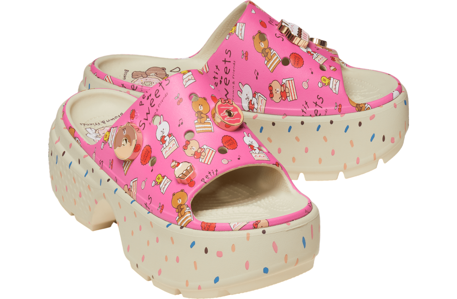 Crocs Line Friends Stomp Slide Bone