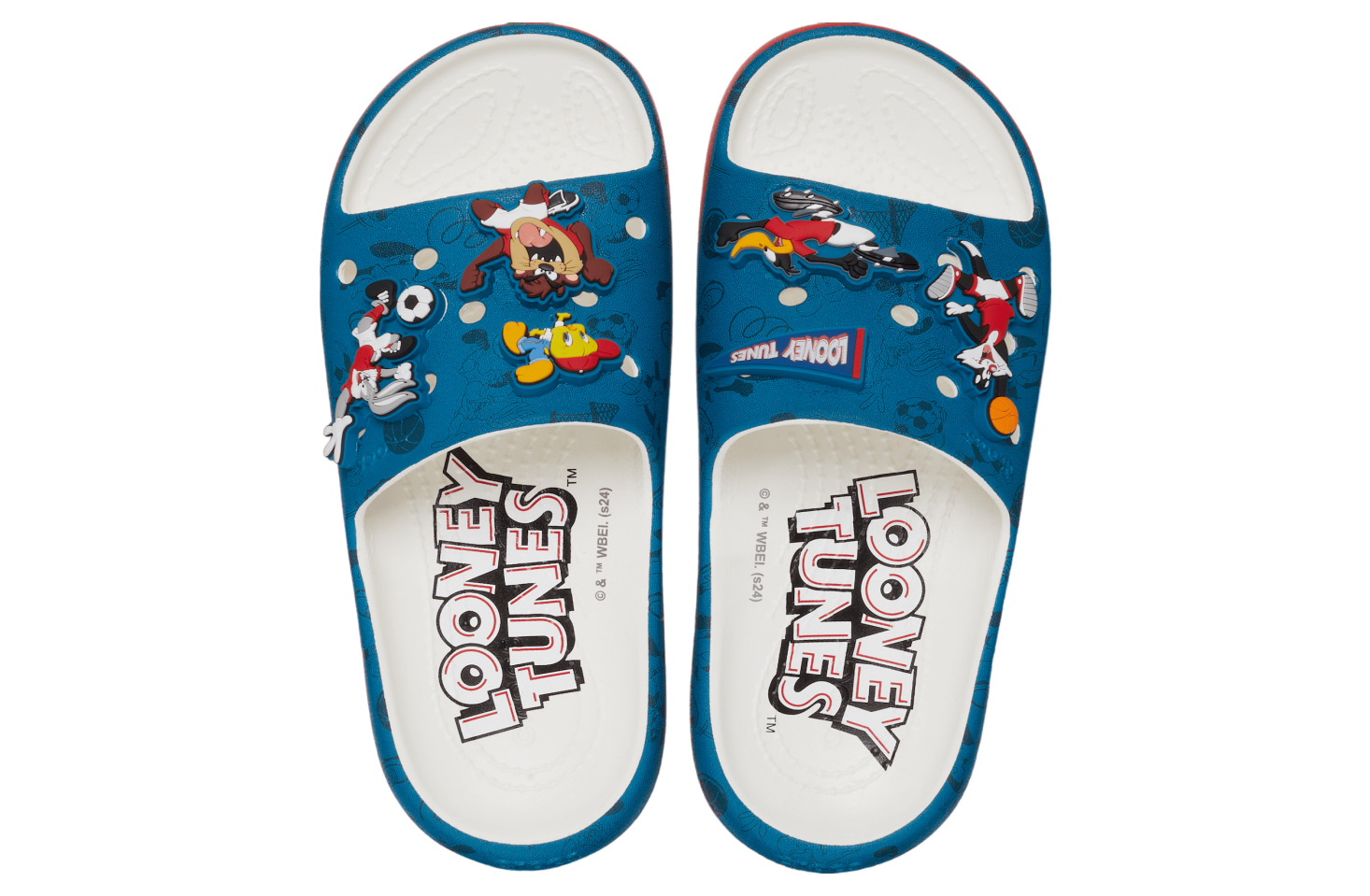 Crocs Looney Tunes Classic Slide GS White